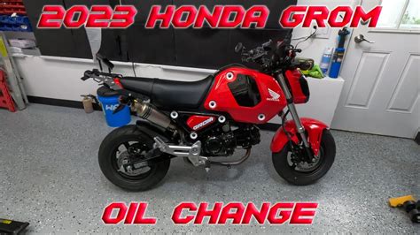 Just unbolt the top triple (leave the bottom triple clamp tight) loosen but do not remove the top of the fork no need to touch the Allen screw. . 2023 honda grom oil change